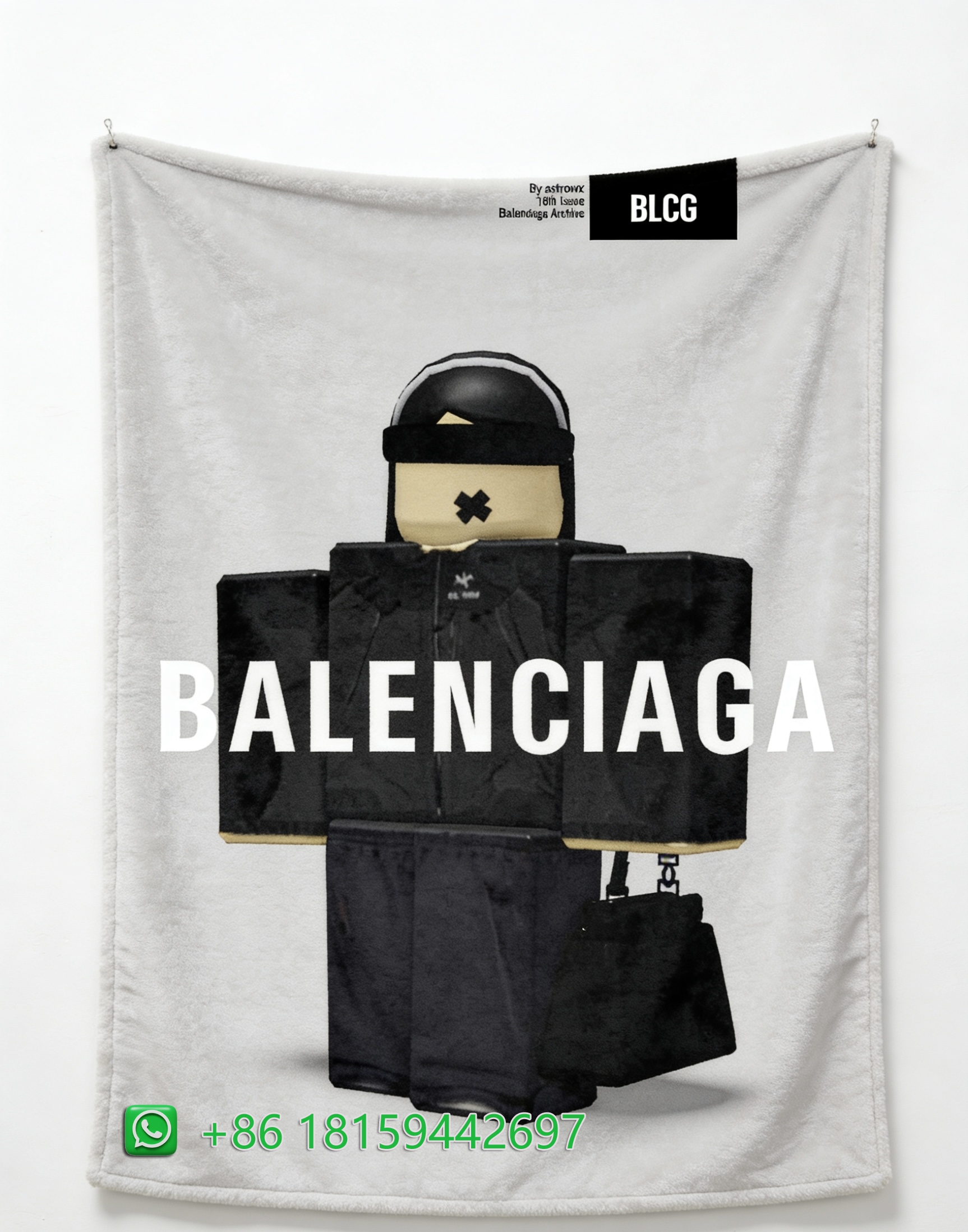 Balenciaga Throw Blankets